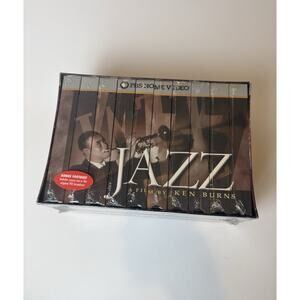 Jazz A Film by Ken Burns 10 VHS Box Set 2001 PBS Brand New Factory Sealed